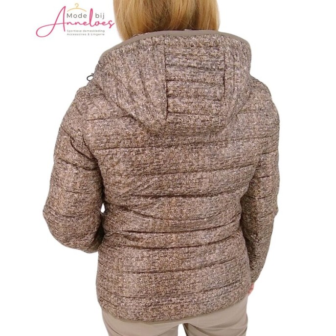 Barbara Lebek winterjas omkeerbaar 311800552 bruin